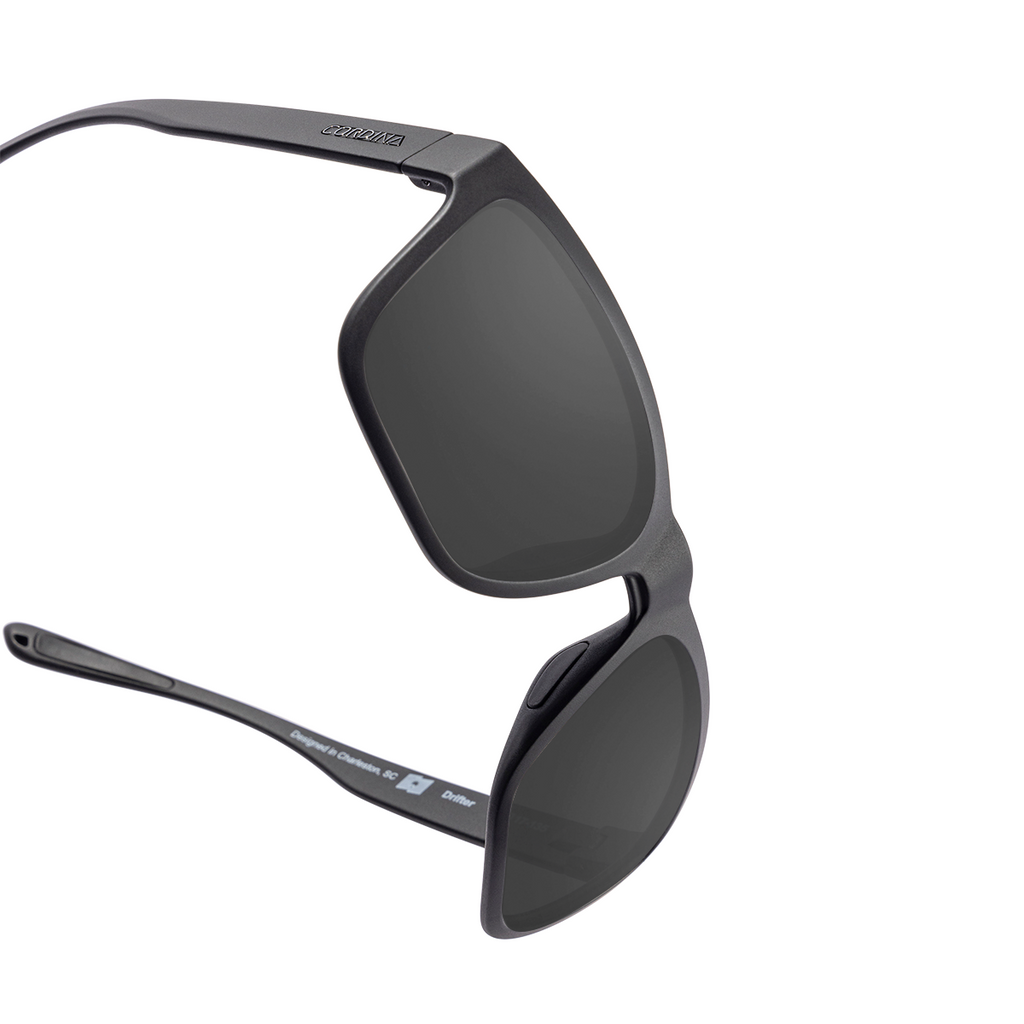 Cordina Drifter Sunglasses-Matte Black/Grey Polar