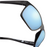 Cordina Sawyer 2 Glass Sunglasses-Matte Black/Blue Mirror Polar