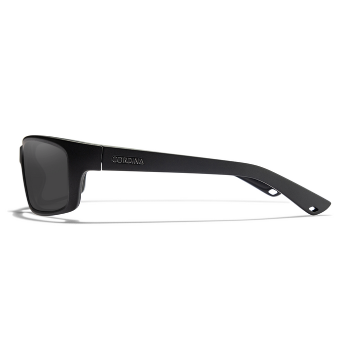 Cordina Tiller 2 Sunglasses-Matte Black/Grey Polarized