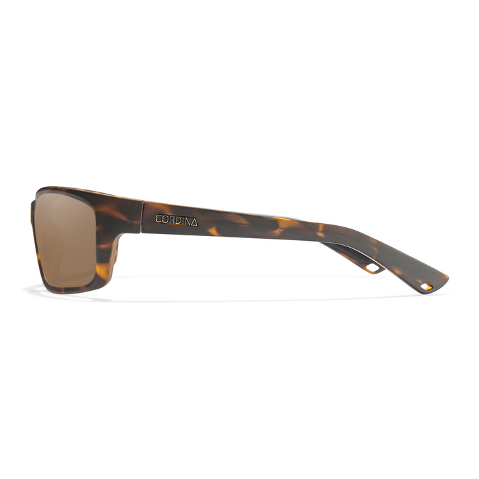 Cordina Tiller 2 Sunglasses-Matte Tort/Bronze Mirror Polar