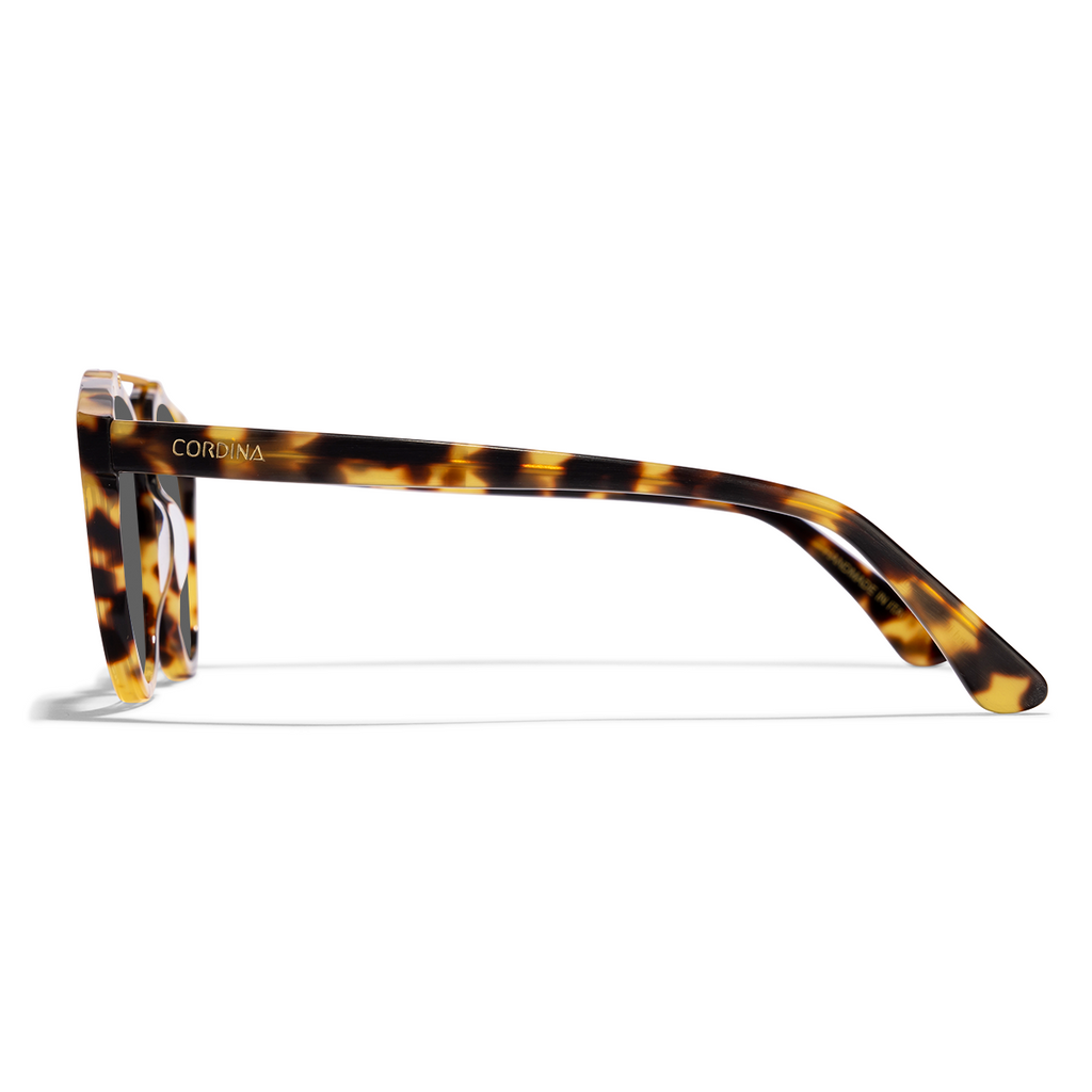 Cordina Twin Palms Sunglasses-Matte Toyko Tort/Grey Polar