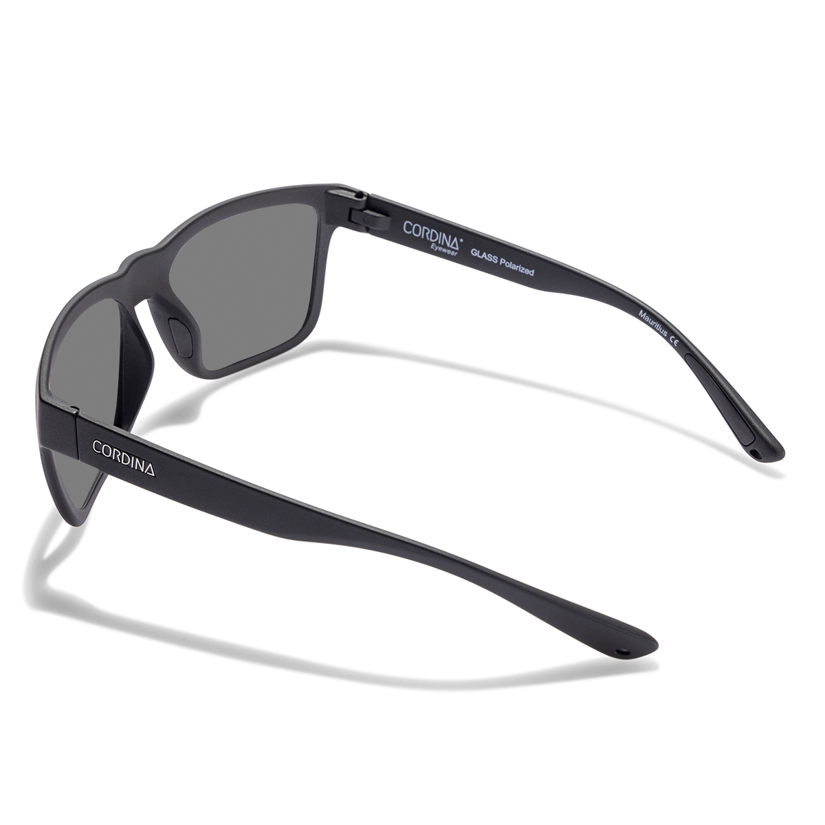 Cordina Drifter Sunglasses-Matte Black/Grey Polar