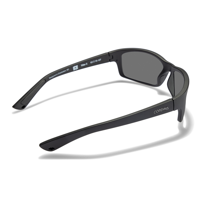 Cordina Tiller 2 Sunglasses-Matte Black/Grey Polarized