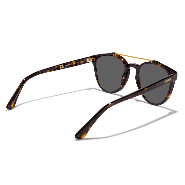 Cordina Twim Palms Sunglasses-Shiny Dark Tort/Grey Polar