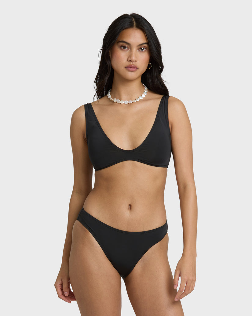Billabong Sol Searcher Scoop Tnk Top-Black Pebble