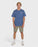 Billabong Crayon Wave Premium Tee-Blue Horizon