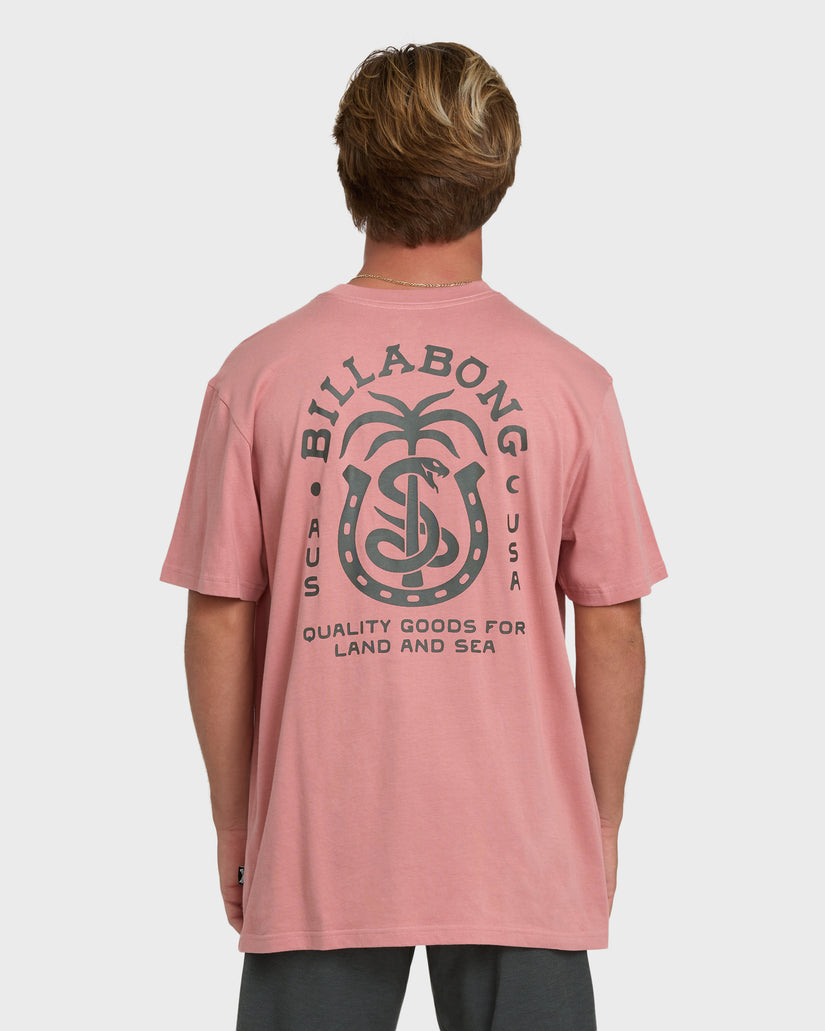 Billabong Forge Premium Tee-Ash Rose