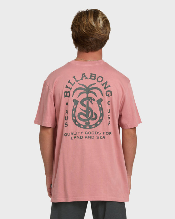 Billabong Forge Premium Tee-Ash Rose