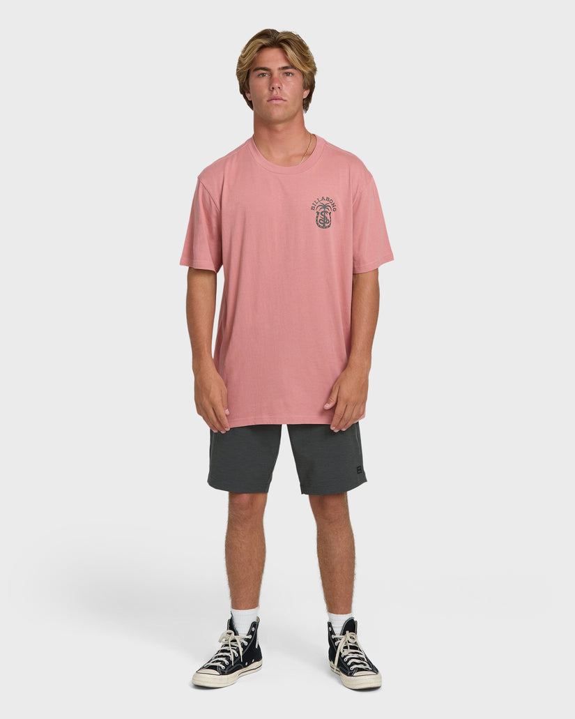 Billabong Forge Premium Tee-Ash Rose