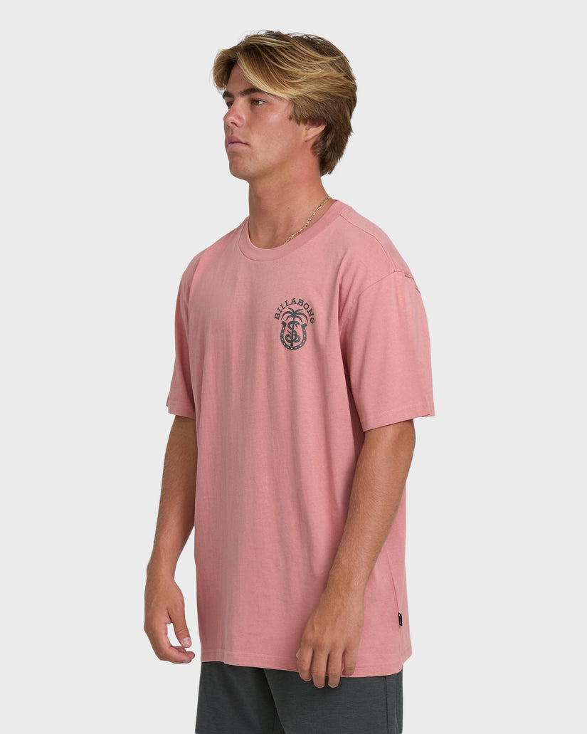 Billabong Forge Premium Tee-Ash Rose