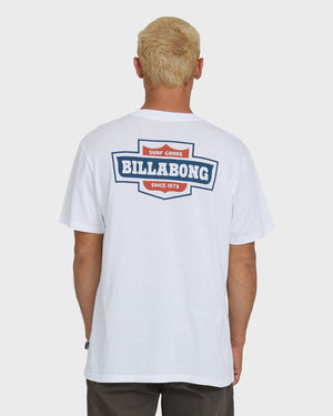 Billabong Walled Premium Tee-White— Alternate View