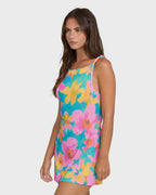 Billabong Lookin Fresh Coverup Dress-Ocean Spray