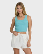 Billabong Wanderer Woven Shorts-Salt Crystal