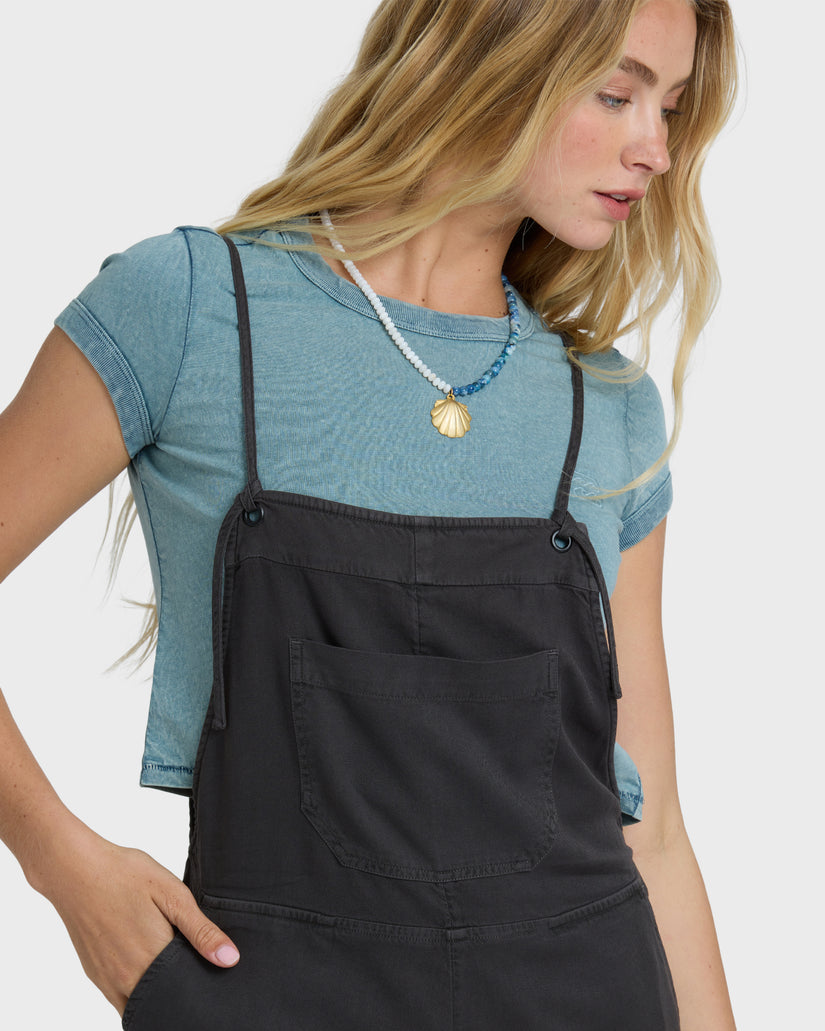 Billabong Wild Pursuit Romper-Off Black