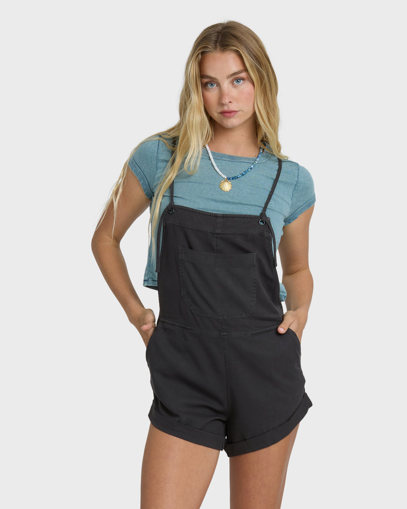 Billabong Wild Pursuit Romper-Off Black