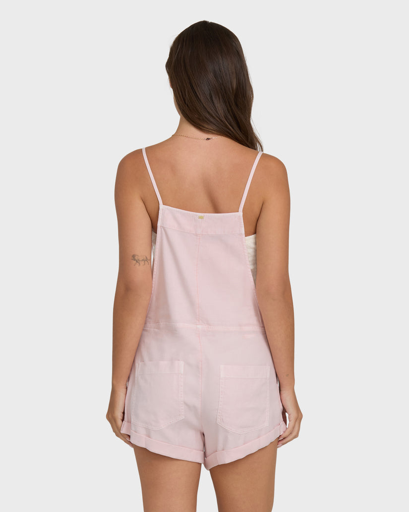 Billabong Wild Pursuit Solid Romper-Rosewater