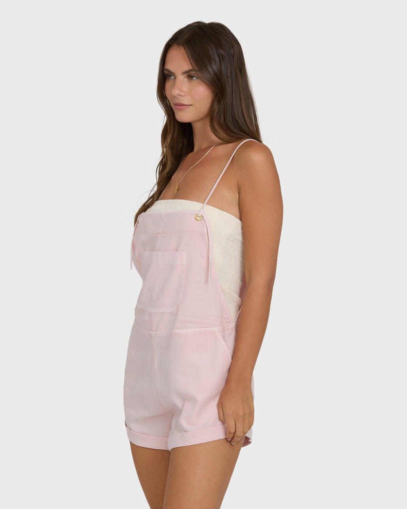 Billabong Wild Pursuit Solid Romper-Rosewater