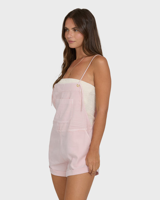 Billabong Wild Pursuit Solid Romper-Rosewater