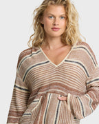 Billabong Baja Beach Sweater-White/Brown