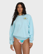 Billabong Sunset Rider Kendal Crew Sweatshirt-Clearwater