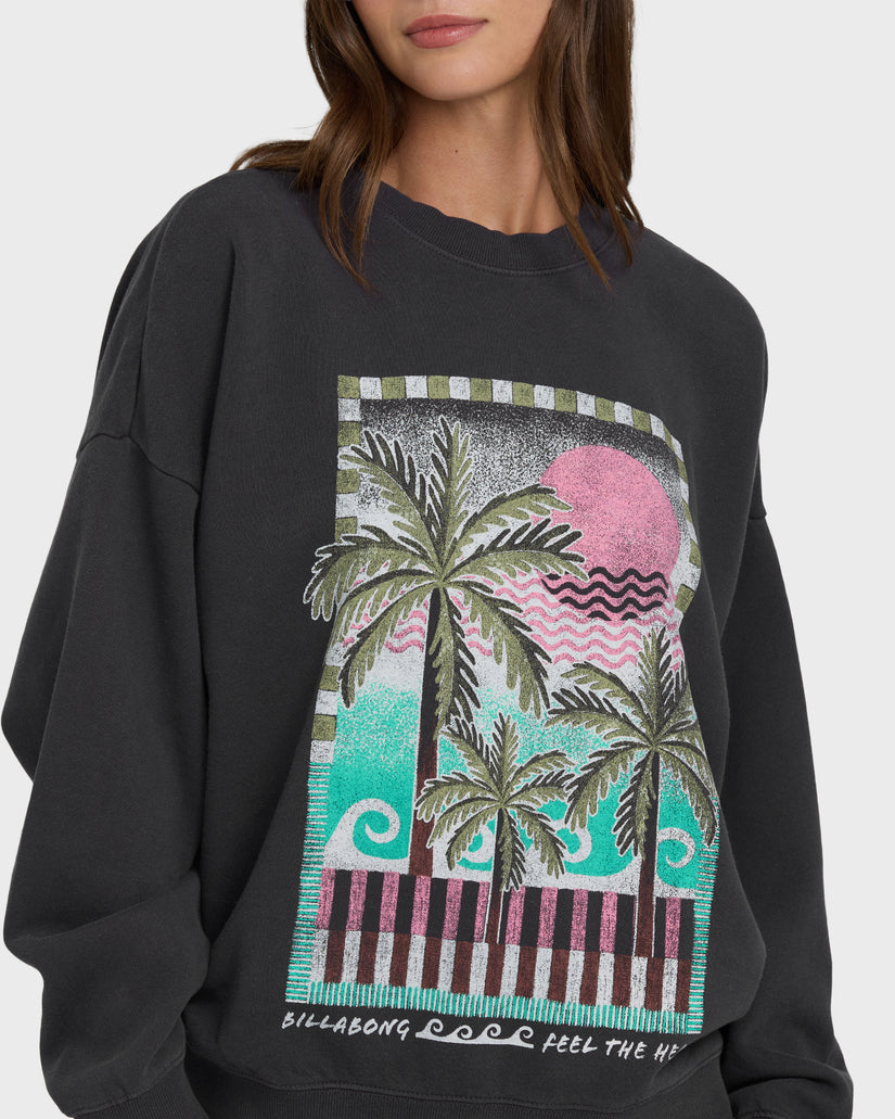 Billabong Echo Crew Sweatshirt-Black Sands