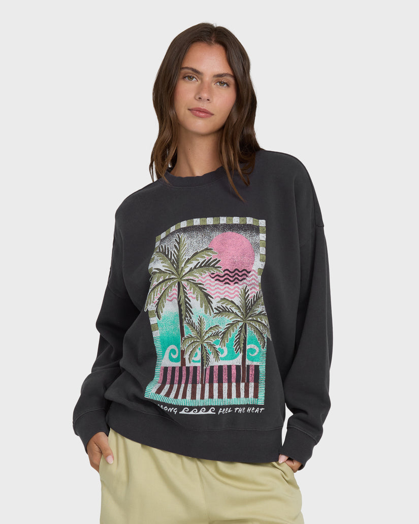 Billabong Echo Crew Sweatshirt-Black Sands