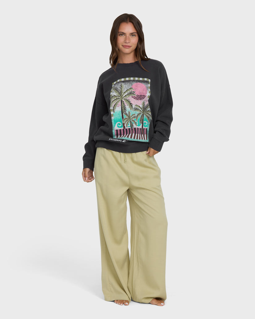 Billabong Echo Crew Sweatshirt-Black Sands