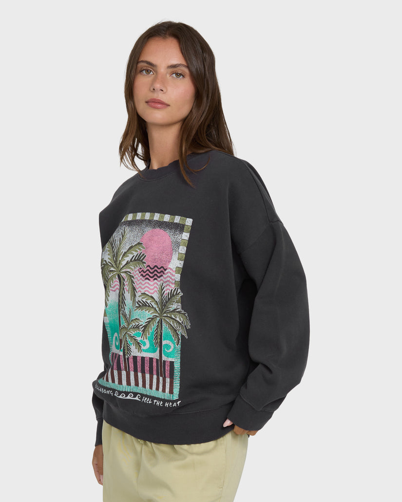 Billabong Echo Crew Sweatshirt-Black Sands