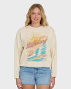 Billabong Echo Crew Sweatshirt-White Cap
