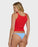Billabong Day Trip Forever Tank-Fiesta Red