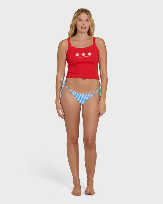Billabong Day Trip Forever Tank-Fiesta Red