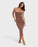 Billabong Lily Midi Knit Dress-Black Stone