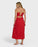 Billabong Take It Back Maxi Dress-Fiesta Red