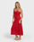 Billabong Take It Back Maxi Dress-Fiesta Red