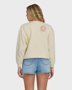 Billabong Treasure Cay Crew Sweatshirt-White Cap