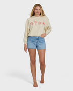 Billabong Treasure Cay Crew Sweatshirt-White Cap