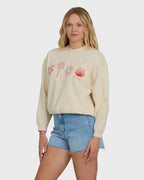 Billabong Treasure Cay Crew Sweatshirt-White Cap