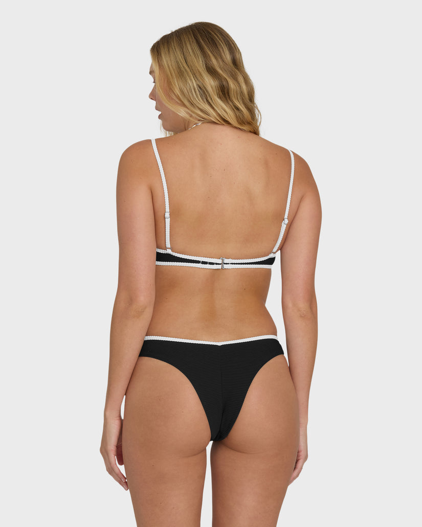 Billabong Tanlines Bound Jaclyn Crop Top-Black Pebble