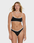 Billabong Tanlines Bound Jaclyn Crop Top-Black Pebble
