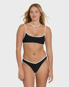 Billabong Tanlines Bound Jaclyn Crop Top-Black Pebble