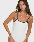 Billabong Tanlines Bound Sloane Hi One Piece-Salt Crystal