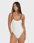 Billabong Tanlines Bound Sloane Hi One Piece-Salt Crystal