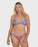 Billabong Pretty Wild Ruched V Bralette Top-Sweet Lilac