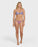 Billabong Pretty Wild Ruched V Bralette Top-Sweet Lilac