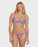 Billabong Pretty Wild Ruched V Bralette Top-Sweet Lilac
