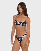 Billabong Party Wave Jaclyn Crop Top-Black Pebble