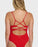Billabong Rising Tide Strappy One Piece-Fiesta Red