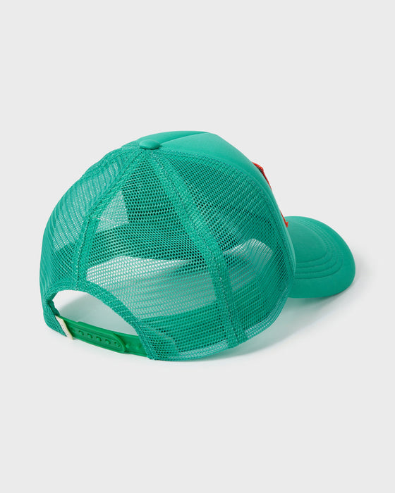Billabong Grandpa Trucker Hat-Green Tropics