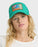 Billabong Grandpa Trucker Hat-Green Tropics