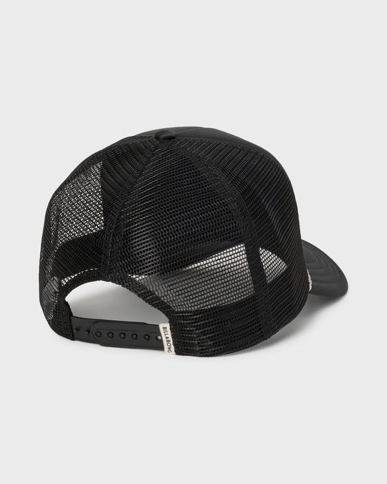 Billabong Grandpa Trucker Hat-Off Black